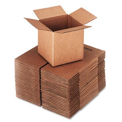 View larger image of Cubed Fixed-Depth Shipping Boxes, Regular Slotted Container (RSC), 6" x 6" x 6", Brown Kraft, 25/Bundle