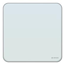 Cubicle Glass Dry Erase Board, 12 x 12, White Surface