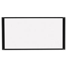 Cubicle Workstation Dry Erase Board, 36 x18, Black Aluminum Frame