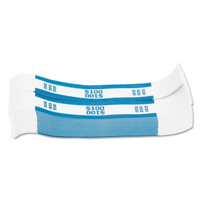 View larger image of Currency Straps, Blue, $100 in Dollar Bills, 1000 Bands/Pack
