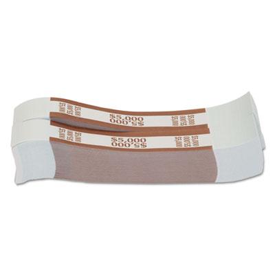View larger image of Currency Straps, Brown, $5,000 in $50 Bills, 1000 Bands/Pack