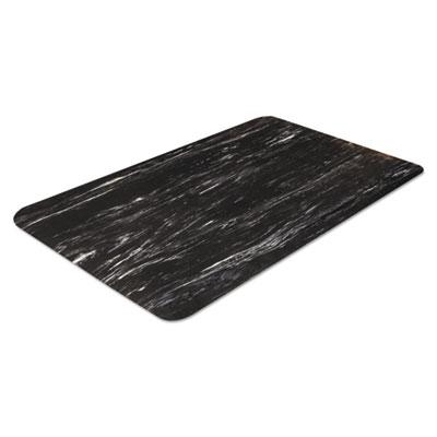 View larger image of Cushion-Step Marbleized Rubber Mat, 24 x 36, Black