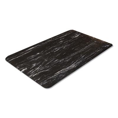 View larger image of Cushion-Step Marbleized Rubber Mat, 36 x 60, Black