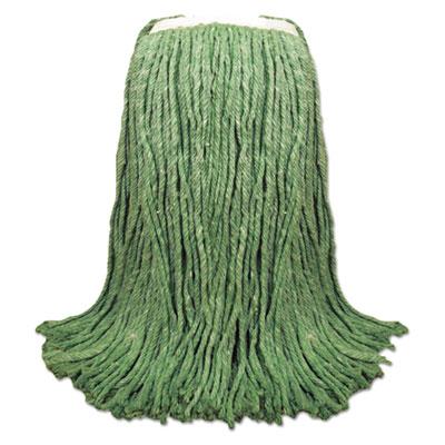 View larger image of Cut-End Yarn Mop Head, Green, 1 1/4" Headband, 12/Carton