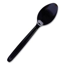 Cutlery for Cutlerease Dispensing System, Spoon 6", Black, 960/Box