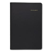 Daily Appointment Book with 15-Minute Appointments, One Day/Page: Mon to Sun, 8 x 5, Black Cover, 12-Month (Jan to Dec): 2023
