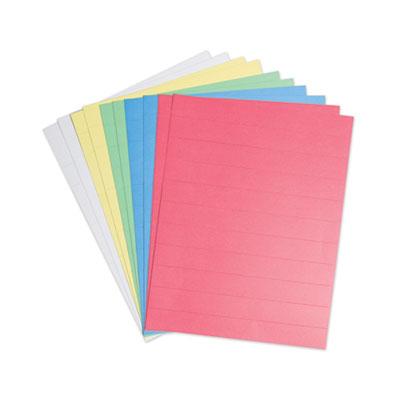 View larger image of Data Card Replacement Sheet, 8.5 x 11 Sheets, Perforated at 1", Assorted, 10/Pack