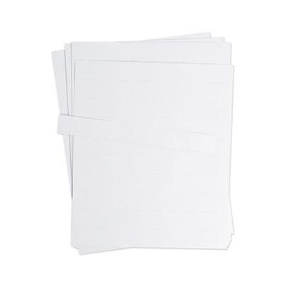 View larger image of Data Card Replacement Sheet, 8.5 x 11 Sheets, Perforated at 1", White, 10/Pack