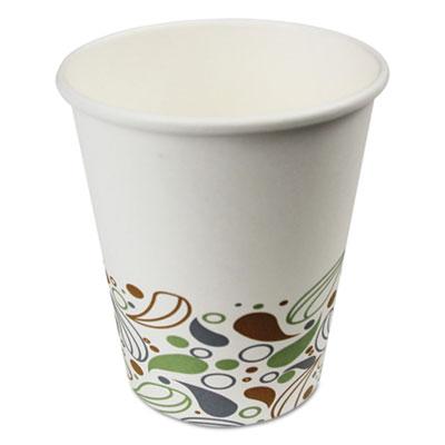 View larger image of Deerfield Printed Paper Hot Cups, 8 oz, 50 Cups/Sleeve, 20 Sleeves/Carton