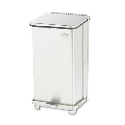 View larger image of Defenders Heavy-Duty Steel Step Can, 6.5 gal, Stainless Steel