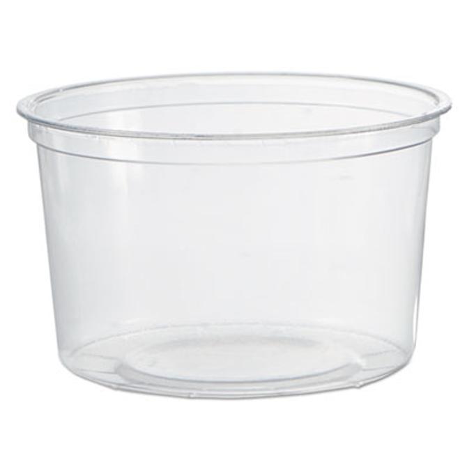 Deli Containers, Clear, 16oz, 50/Pack, 10 Packs/Carton - Supply Box
