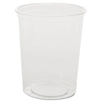 View larger image of Deli Containers, 32 oz, Clear, Plastic, 50/Pack, 10 Packs/Carton