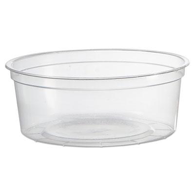 View larger image of Deli Containers, 8 oz, Clear, Plastic, 50/Pack, 10 Pack/Carton