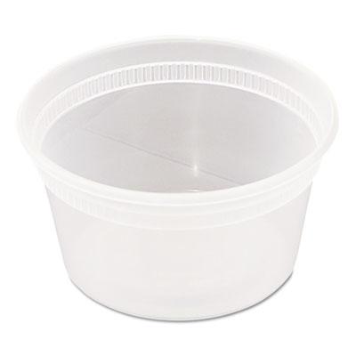 View larger image of Newspring DELItainer Microwavable Container, 12 oz, 4.55 x 2.45 x 2.45, Clear, Plastic, 240/Carton