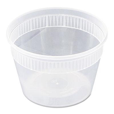 View larger image of Newspring DELItainer Microwavable Container, 16 oz, 2 x 2 x 2, Clear, Plastic, 240/Carton