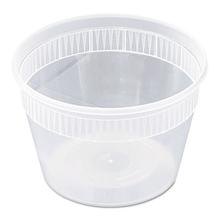 Newspring DELItainer Microwavable Container, 16 oz, 2 x 2 x 2, Clear, Plastic, 240/Carton