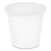 Newspring DELItainer Microwavable Container, 24 oz, 4.55 x 4.55 x 4.35, Clear, Plastic, 240/Carton