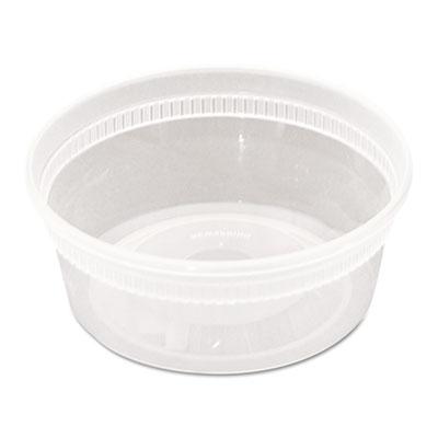 View larger image of Newspring DELItainer Microwavable Container, 8 oz, 1.13 x 2.8 x 1.33, Clear, Plastic, 240/Carton