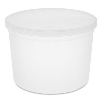 View larger image of Newspring DELItainer Microwavable Container, 64 oz, 4.5 x 4.5 x 6.35, Natural, Plastic, 120/Carton
