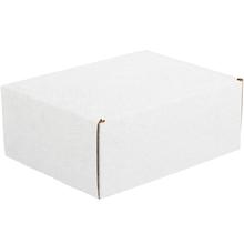 11 1/8 x 8 3/4 x 4" White Deluxe Literature Mailers