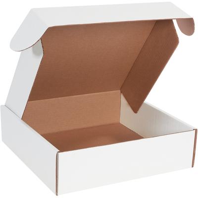View larger image of 14 x 14 x 4" White Deluxe Literature Mailers