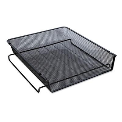 View larger image of Deluxe Mesh Stackable Front Load Tray, 1 Section, Letter Size Files, 11.25" x 13" x 2.75", Black