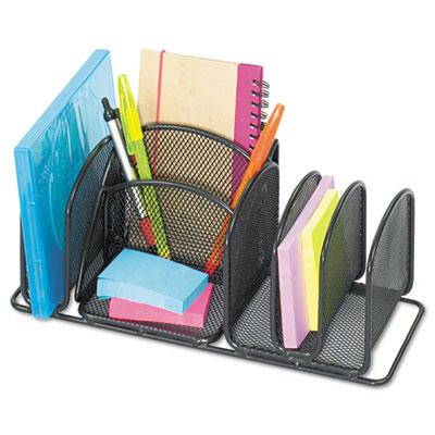 View larger image of Deluxe Organizer, Six Compartments, Steel, 12 1/2 x 5 1/4 x 5 1/4