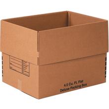 Deluxe Packing Boxes, 24" x 18" x 18", Kraft, 10/Each, 32 ECT