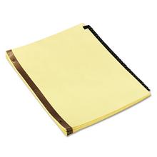 Deluxe Preprinted Simulated Leather Tab Dividers With Gold Printing, 31-Tab, 1 To 31, 11 X 8.5, Buff, 1 Set