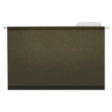 Deluxe Reinforced Recycled Hanging File Folders, Legal Size, 1/3-Cut Tabs, Standard Green, 25/Box