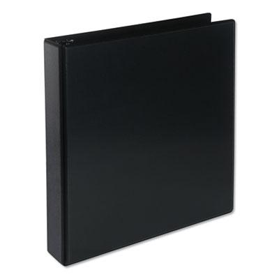 View larger image of Deluxe Round Ring View Binder, 3 Rings, 1.5" Capacity, 11 x 8.5, Black