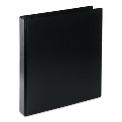 View larger image of Deluxe Round Ring View Binder, 3 Rings, 1" Capacity, 11 x 8.5, Black