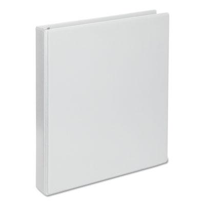 View larger image of Deluxe Round Ring View Binder, 3 Rings, 1" Capacity, 11 x 8.5, White