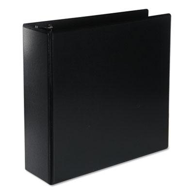 View larger image of Deluxe Round Ring View Binder, 3 Rings, 3" Capacity, 11 x 8.5, Black