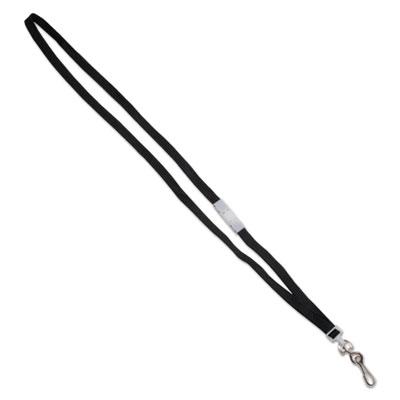 View larger image of Deluxe Safety Lanyards, Metal J-Hook Style, 36" Long, Black, 24/Box