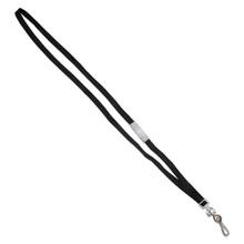 Deluxe Safety Lanyards, Metal J-Hook Style, 36" Long, Black, 24/Box