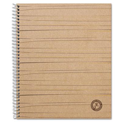 View larger image of Deluxe Sugarcane Based Notebooks, Kraft Cover, 1-Subject, Medium/College Rule, Brown Cover, (100) 11 x 8.5 Sheets