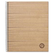 Deluxe Sugarcane Based Notebooks, Kraft Cover, 1-Subject, Medium/College Rule, Brown Cover, (100) 11 x 8.5 Sheets