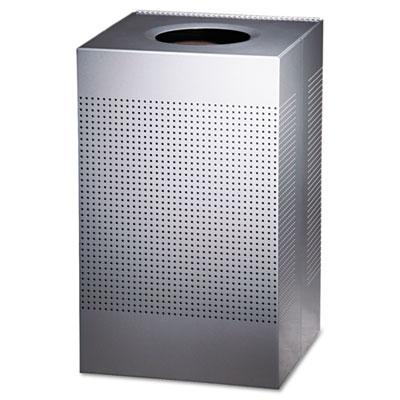 View larger image of Designer Line Silhouettes Waste Receptacle, 20 gal, Steel, Silver Metallic