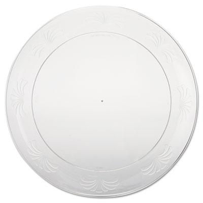 View larger image of Designerware Plastic Plates, 9 Inches, Clear, Round