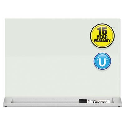 View larger image of Desktop Magnetic Glass Dry-Erase Panel, 23 x 17, White Surface