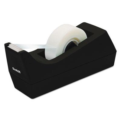 View larger image of Desktop Tape Dispenser, Weighted Non-Skid Base, 1" Core, Black