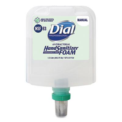 View larger image of Antibacterial Foaming Hand Sanitizer Refill For Dial 1700 Dispenser, 1.2 L Refill, Fragrance-Free, 3/carton