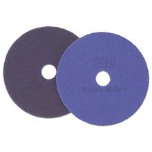 Diamond Floor Pads, Burnish/Buff, 27" Diameter, Purple, 5/Carton