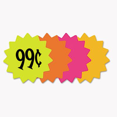 View larger image of Die Cut Paper Signs, 4" Round, Assorted Colors, Pack of 60 Each
