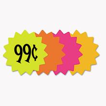 Die Cut Paper Signs, 4" Round, Assorted Colors, Pack of 60 Each