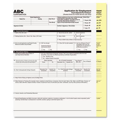 View larger image of Digital Carbonless Paper, 2-Part, 8.5 x 11, White/Canary, 1, 250/Carton