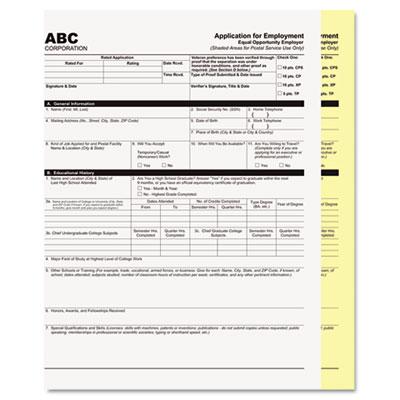 View larger image of Digital Carbonless Paper, 2-Part, 8.5 x 11, White/Canary, 2, 500/Carton