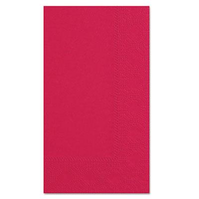 View larger image of Dinner Napkins, 2-Ply, 15 x 17, Red, 1000/Carton