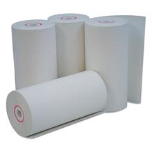 Direct Thermal Print Paper Rolls, 0.38" Core, 4.38" x 127ft, White, 50/Carton